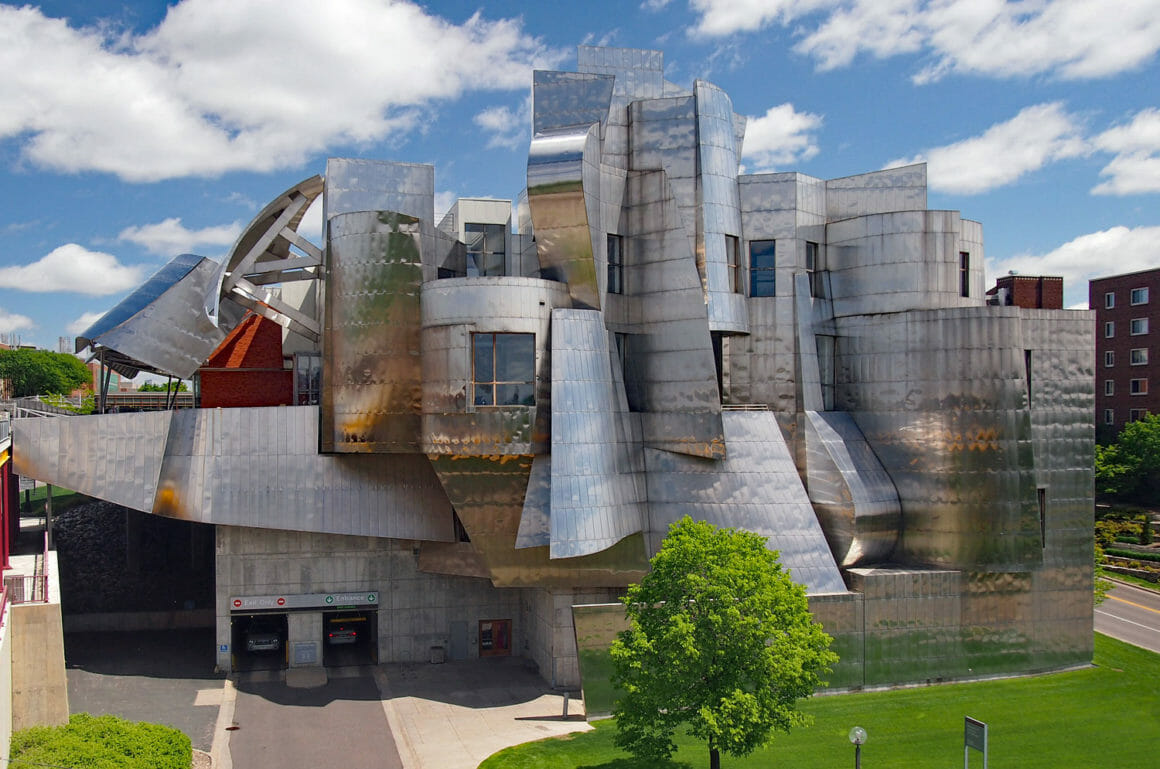 Weisman Art Museum ที่มหาวิทยาลัยมินนิโซตา, สหรัฐอเมริกา